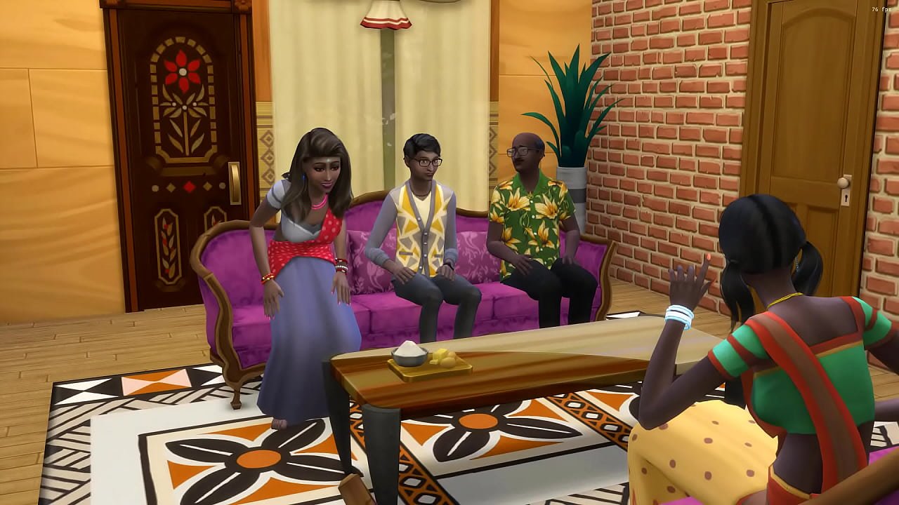 Indian step Dad fucks His step Daughters With His step Son Separately In Each Room Then Do It All At Once In A Big Foursome – India Group Sex